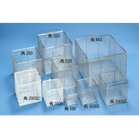 三和化研工業 洗浄カゴ（コーティングタイプ）　角２００ SC200 1個