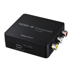 SANWASUPPLY サンワサプライ HDMI交通信号コンポジット取り替えっこ変換器 VGA-CVHD3