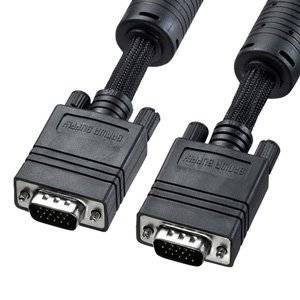 SANWASUPPLY サンワサプライ ナイロンメッシュディスプレイケーブル 品番:KC-NMV100K|ECJOY!店