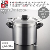 丸山技研(MARUYAMA GIKEN) 創燕(其れは其れはえん) パスタポット22糎 SE-09 (1005159)