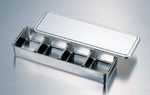 赤川器物製作所 1702002 AG18-8ミニ調味料入4ヶ入長