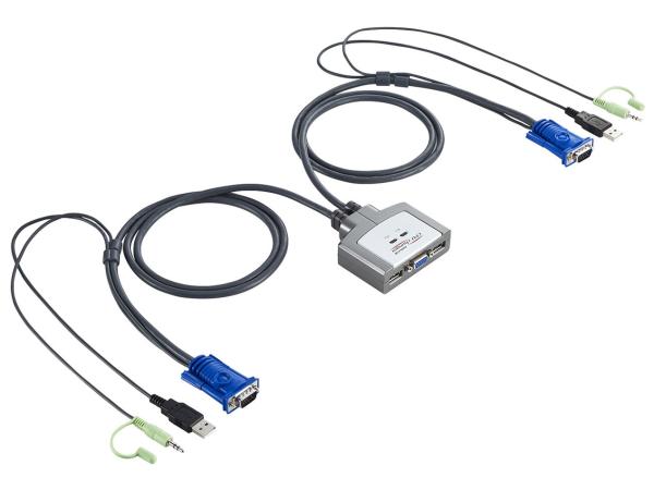 SANWASUPPLY サンワサプライ マイコン自動小銃うつり変わり器(2:1) 品番：SW-KVM2AUUN
