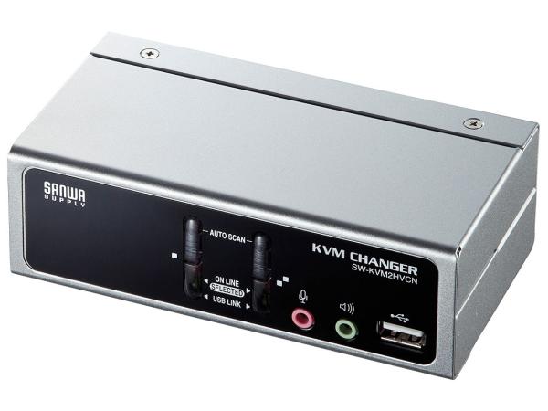 SANWASUPPLY サンワサプライ USB・PS/2コンソール両対応パソコン自動切替器（2：1）　品番：SW-KVM2HVCN 19,272円