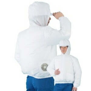 アゼアス 使い切り空調服　AZ WORK?　ジャンパー・ファンセット 白 L AZWORK3193FST-L 1セット 8,042円