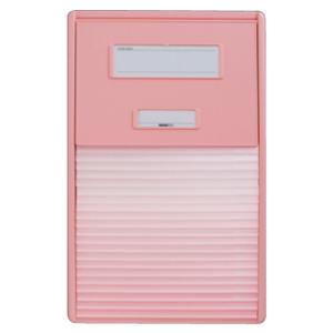 リヒトラブ カードインデックス　A4（横1面）20名用　ピンクNCNN303-0084010-7510-13