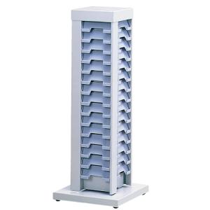 リヒトラブ ＩＤカードロータリー　６０口座　２００×２００×５３２ｍｍS1010-065-01