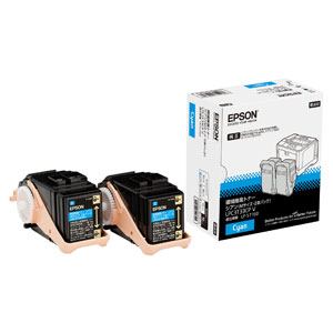EPSON エプソン エプソン 環境推進トナー シアン2本(Mサイズ/5300ページ×2)　LPC3T33CPV