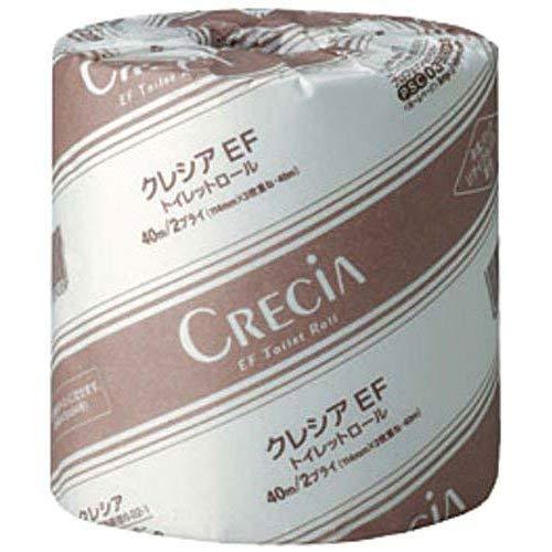 日本製紙クレシア クレシア　EFトイレットロール　40m　ダブル 20801 1箱(80個入) 7,291円