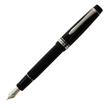 飛行士会社企業 筆カスタムヘリテイジ912 FKVH-2MR-B-SFM 黒いこと【中細字・軟】