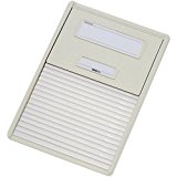 リヒトラブ カードインデックス B4/B5(縦2面)15名用 オフホワイトNCNN303-0084010-042-02|ECJOY!店