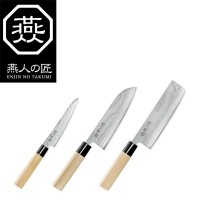 よこやま 燕人の匠三徳まかない方165粍＆菜切まかない方165粍＆ペティナイフ130粍(ETW-5000)