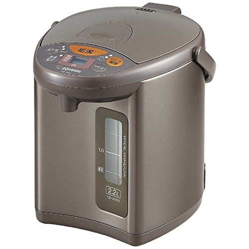 【店卸し資産限即納】ZOJIRUSHI 象印 パソコン沸とう 電動ポット メタリックブラウン(TM) 2.2L CD-WU22 (1068637)