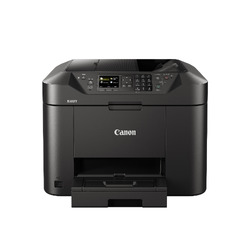 CANON 加農砲 MB2130 MAXIFY インクジェット印刷工 インキ4色 絵の具 600×1200 dpi 最大限度質問用紙大きさA4 繋ぎ合わせる(USB)〇 繋ぎ合わせる(無線電話ローカルエリアネットワーク)〇 スキャナー役立つこと有り 転写物役立つこと有り FAX役立つこと有り 黒いこと