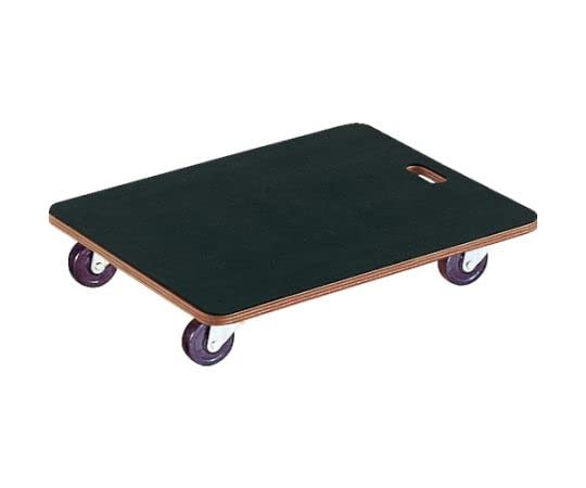 TRUSCO トラスコ中山 ＴＲＵＳＣＯ　合板平台車プティカルゴゴム貼４５０ｘ６００ゴム車輪 PCG-4560G 5116708