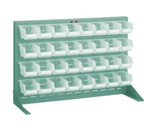 TRUSCO トラスコ中山 ＴＲＵＳＣＯ　パネルコンテナラック片面卓上式９００×３０５×６００　緑 T-0632N-TM 3526704