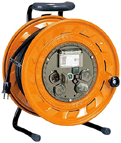 畑屋製作所 単相１００Ｖ型ブレーカーリール　３０ｍ　アース付　とび出しプラグ付 BS-301K 1063243