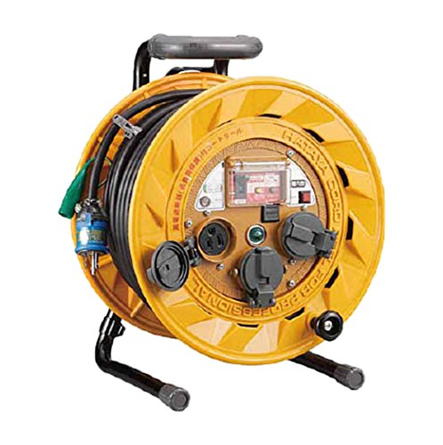 畑屋製造所 ハタヤ（ハタヤリミテッド） 単相１００Ｖ型ブレーカーリール ３０ｍ地べた付 サーモとり捨てる付 TBR-301KG 1645340