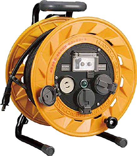 畑屋製造所 ハタヤ（ハタヤリミテッド） 単相１００Ｖ型ブレーカーリール ２０ｍ（抜止め） BR-201 1063138