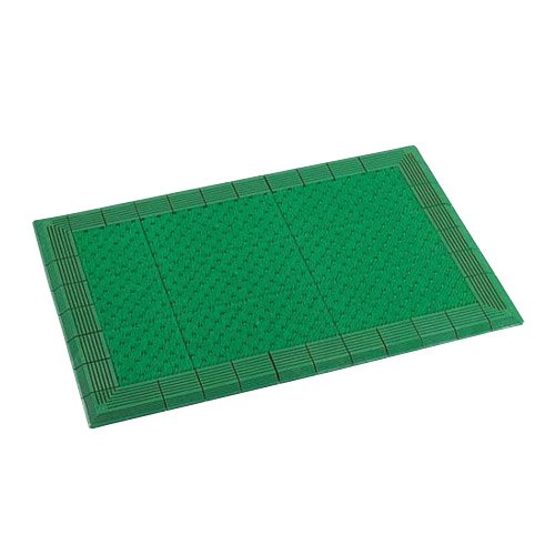 テラモト テラエルボーマット450×750mm緑 3685438
