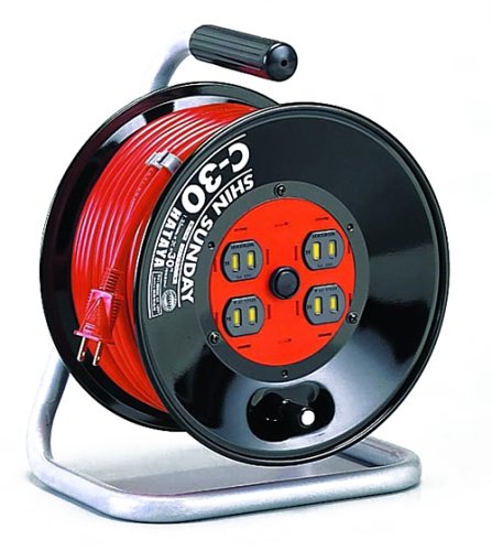 畑屋製作所 シンサンデーリール 標準型C-302P・15A・125V｜ECJOY！店