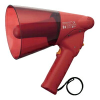 TOA 防滴メガホン ６Ｗ サイレン音付 ER-1106S
