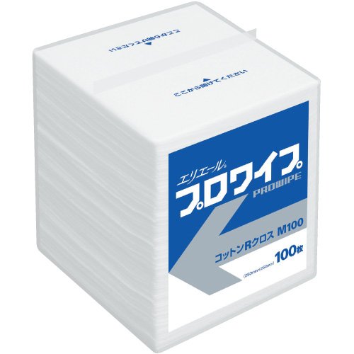 大王製紙 エリエール プロワイプ コットンRクロス M100 100枚入