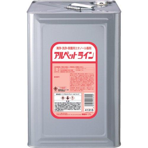 サラヤ 清浄・洗浄・除菌用エタノール製剤 アルペットライン 17L 41315 11,383円