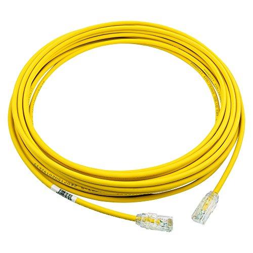パンドウイット カテゴリ6A 超細径パッチコード(10m、黄) UTP28X10MYL(UTP28X10MYL)