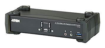ATEN USB 3.0ハブ搭載 2ポートUSB DisplayPort1.2 KVMPスイッチ(CS1922)