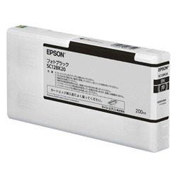 EPSON エプソン インキ薬莢(映し絵黒いこと/200ml)(SC12BK20)