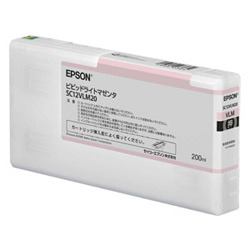 EPSON エプソン インキ薬莢(ビビッドライトマゼンタ/200ml)(SC12VLM20)