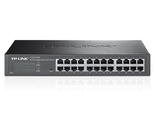 普聯技術 TP-Link イージースマートスイッチ 24ポート 10/100/1000Mbps Giga対応 管理機能付 金属筺体 5年保証 TL-SG1024DE