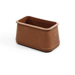 HILOGIC ハイロジック Fフェルト付脚キャップ 茶 入数100