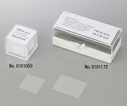 アズワン カバーグラス　No.0101060　24×24mm　100枚×10箱入NCGK0727001-877-04