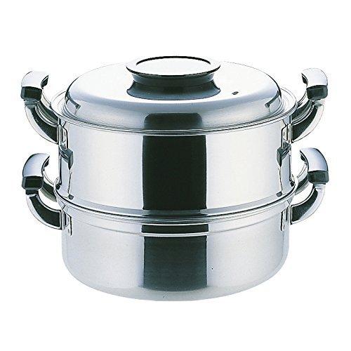 神子島製造所 PE18-0丸型蒸器 2段29糎
