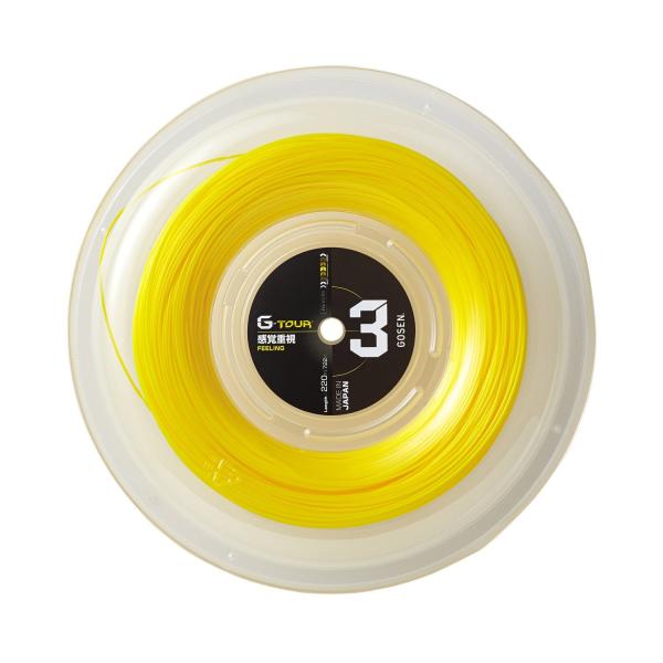 ゴーセン G-TOUR3_17_ソリッドイエロー (TSGT312SY)|ECJOY!店