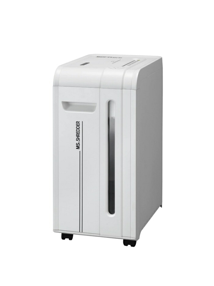 MEIKO 明光商会 MSR-15MCM MS電動シュレッダー 差し交わすとり捨てる 最大限度幅:A4 11枚～50枚 21L～30L CD/ステープラー可 白いこと
