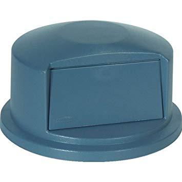 Rubbermaid Commercial Products 26378875天然ゴムお手伝いさん ラウンドブルートコンテナ用フタ 学生寄宿舎型 121.1L用 薄墨色8194445 ゴミ箱-インテリア・寝具・収納