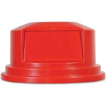 Rubbermaid Commercial Products ラウンドブルートコンテナ用フタ 学生寄宿舎型 208.2L用 赤いこと 26578805 1個