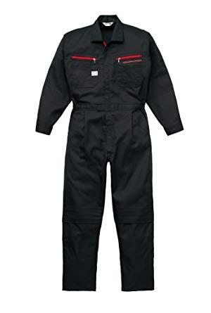 山田辰 1280BC5LAUTO-BI ツナギ服 5Lサイズ ブラック8363746