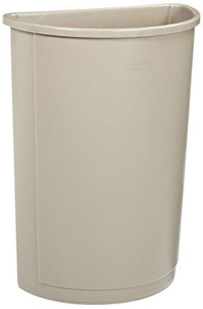 Rubbermaid Commercial Products 352002天然ゴムお手伝いさん アンタッチャブルハーフラウンドコンテナ ベージュ8194532 その他-花・ガーデン・DIY-安全・保護用品