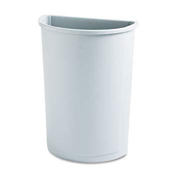 Rubbermaid Commercial Products 352075天然ゴムお手伝いさん アンタッチャブルハーフラウンドコンテナ 薄墨色8194534 インテリア・寝具・収納-ゴミ箱