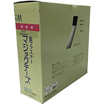 ユタカメイク PG551ユタカ 仕立てもの用神通力磁気テープ切売り箱 A 100mm×25m 白いこと7947321