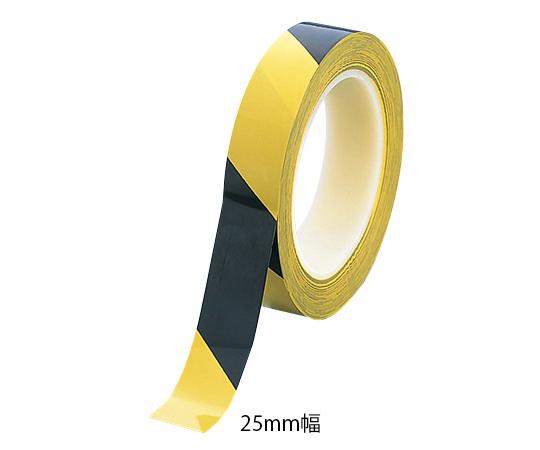 アズワン アズピュアラインテープ 黄/黒 25mm×33m 10巻入NC1-4762-711-4762-77