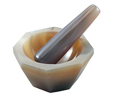 アズワン メノー乳鉢(深型)　φ120×φ150×50mm　乳棒付き