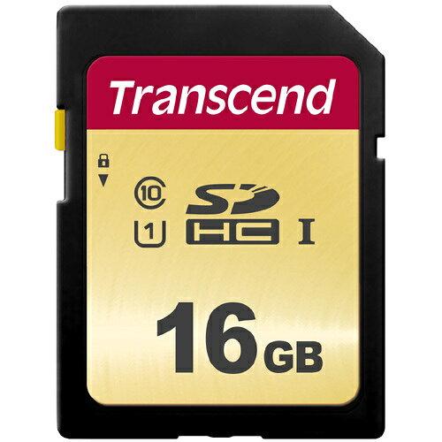 トランセンドジャパン 16GB SDHC歌留多 UHS-I U1標準尺度  TS16GSDC500S 1個