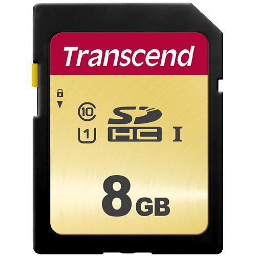 トランセンドジャパン 8GB SDHCカード UHS-I U1準拠 TS8GSDC500S 1個|ECJOY!店