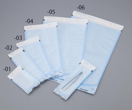ウィザーライフサイエンス 飾り気の無い無菌化用合切袋 130×250粍 200枚入7-5325-03