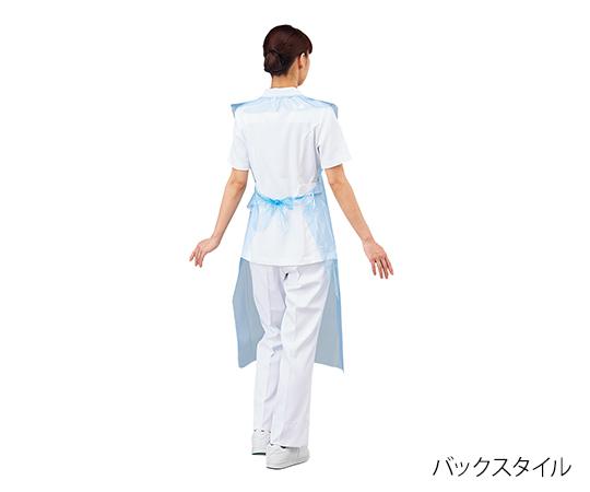 アズワン 労働者階級分けまえ御役目用前垂れ 青 100枚×10箱 キッチン用品・食器・調理器具-配膳用品・キッチンファブリック-エプロン・三角巾