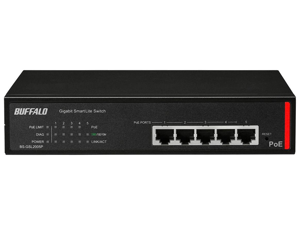 BUFFALO 緩衝装置置き目 法人向け Giga相応う POE Layer2 かっこ良いLite取り替えっこ 5界面(BS-GSL2005P)
